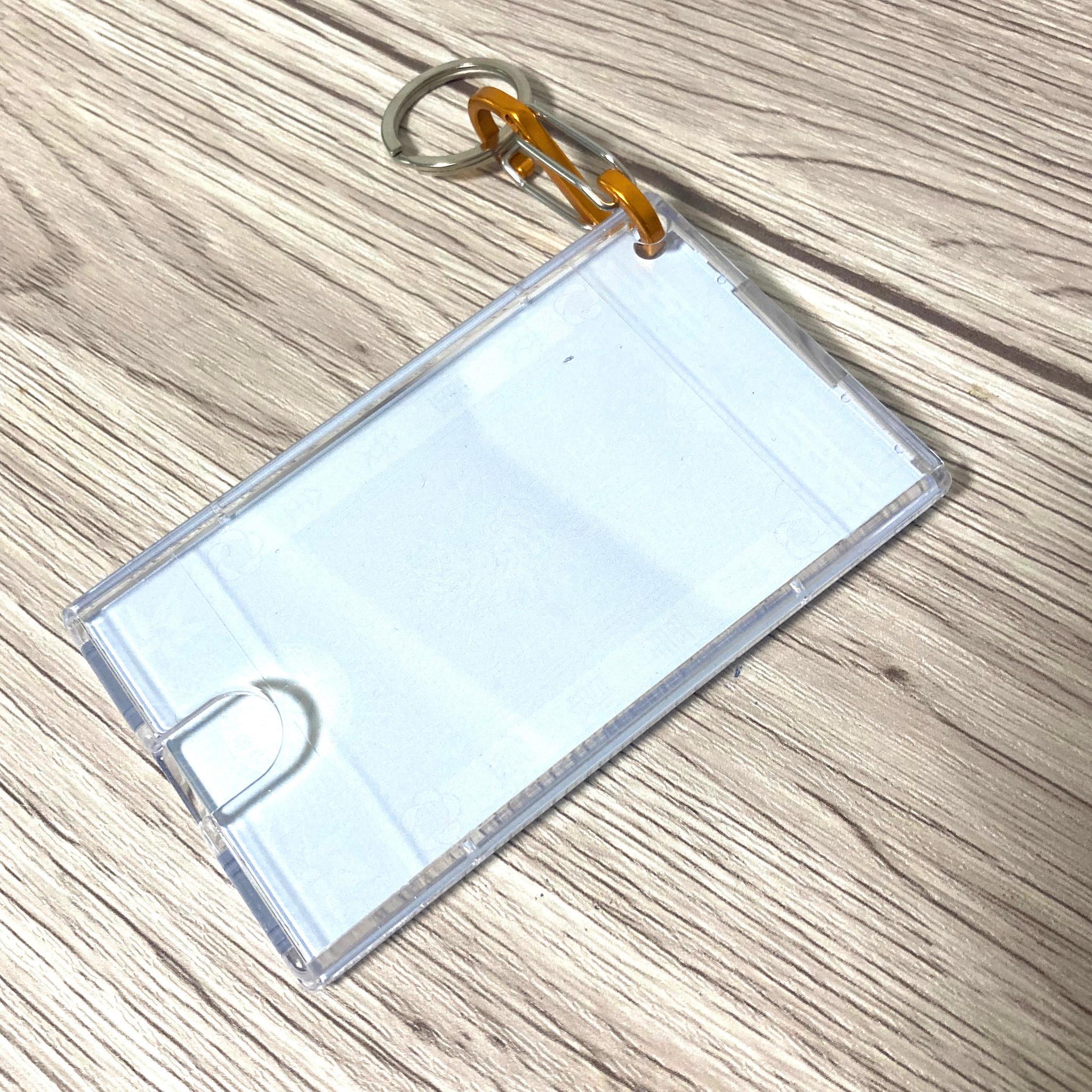 つるのアクリルパスケース　紺 | 4枚目