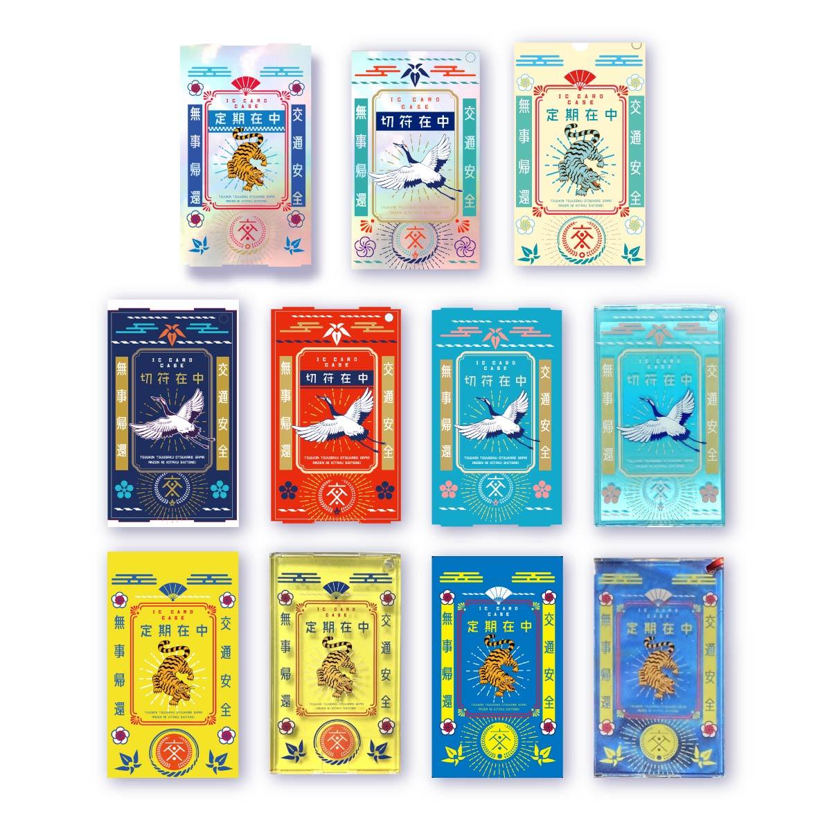 つるのアクリルパスケース　紺 | 6枚目