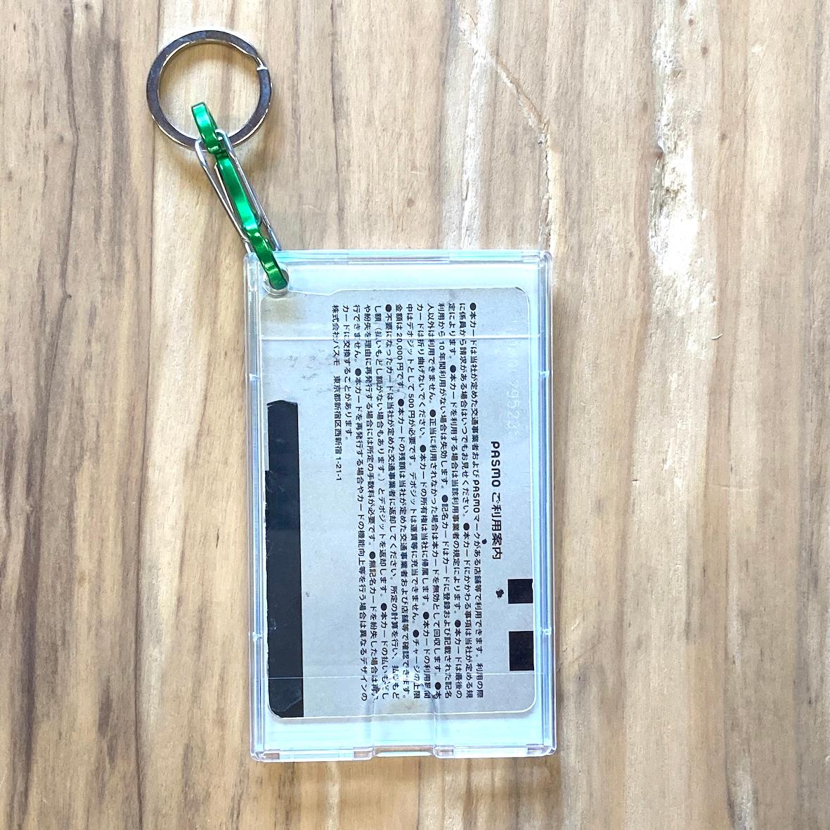 つるのパスケース　透明ライトブルー | 6枚目